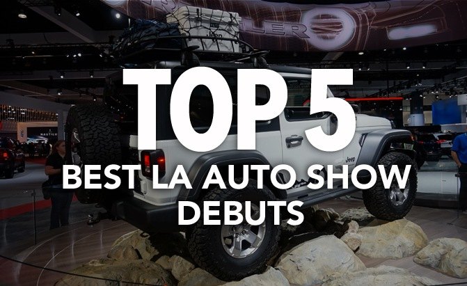 5 geriausi debiutai iš 2017 m. Los Andželo automobilių parodos